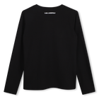 T-shirt met lange mouwen KARL LAGERFELD KIDS 
                    GIRL