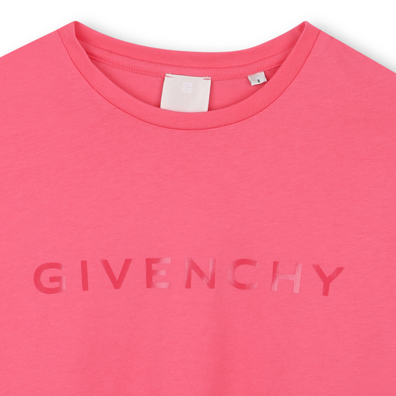 Kort T-shirt met prints GIVENCHY 
                        GIRL