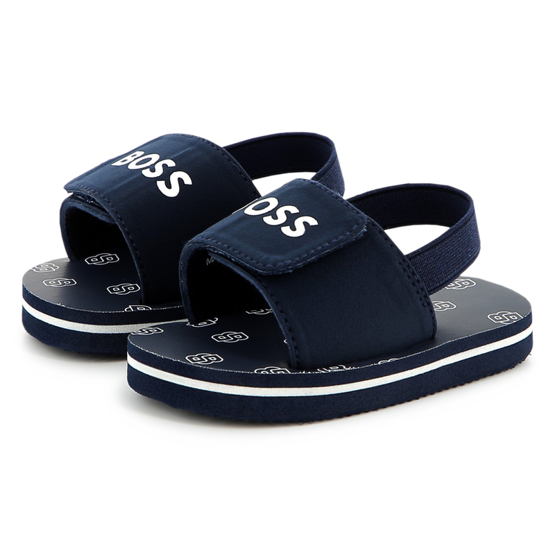 Slippers met klittenband BOSS 
                        BOY