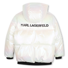 Hoofddoek met capuchon KARL LAGERFELD KIDS 
                    GIRL