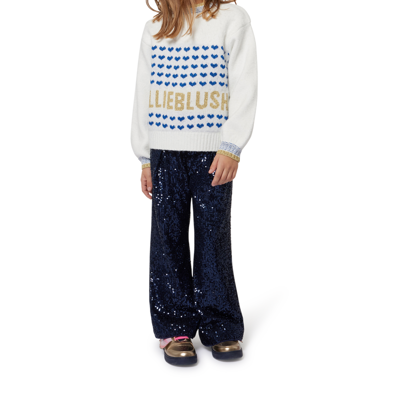 Soepele broek met lovertjes BILLIEBLUSH 
                        GIRL