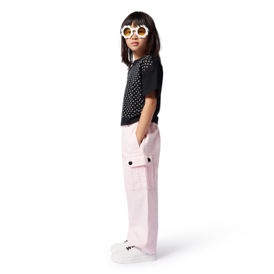 Katoenen broek met zakken MARC JACOBS GIRL