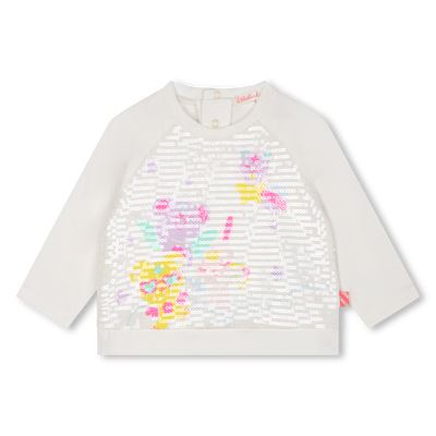 Katoenen T-shirt met lovertjes BILLIEBLUSH GIRL