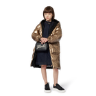 Handtas, generfd en glad gecoat textiel KARL LAGERFELD KIDS 
                    GIRL
