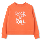 Sweatshirt met ronde hals, PERSIK, hi-res