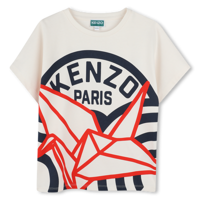 Katoenen T-shirt, korte mouwen KENZO KIDS UNISEX