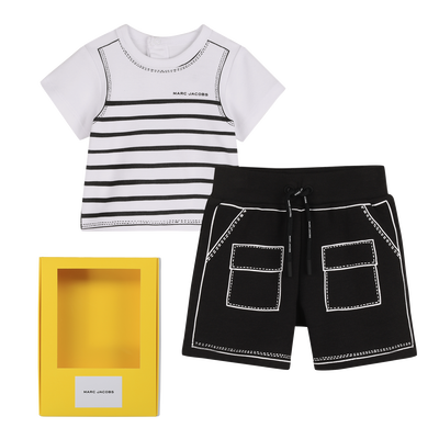 SET T-SHIRT EN KORTE BROEK MARC JACOBS UNISEX