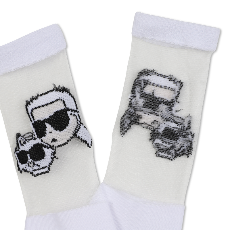 Halfhoge sokken KARL LAGERFELD KIDS 
                        GIRL