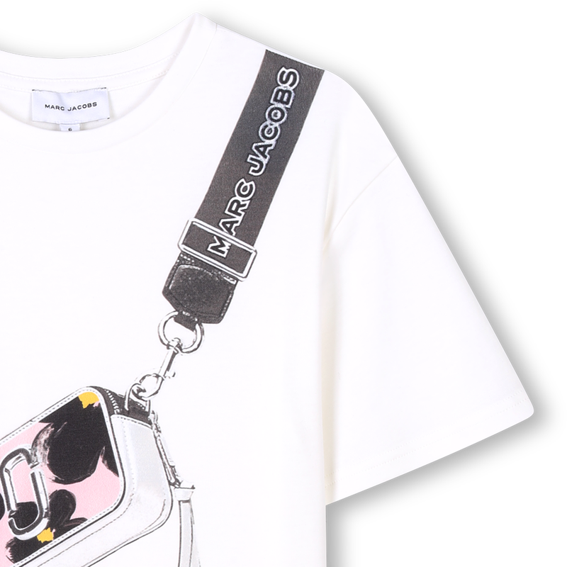 Katoenen jurk met korte mouwen MARC JACOBS 
                        GIRL