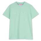 T-shirt met korte mouwen HUGO 
                    BOY