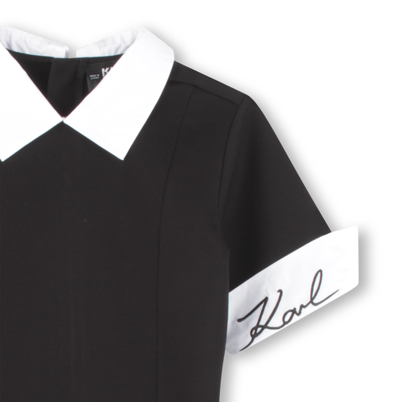 Jurk met korte mouwen KARL LAGERFELD KIDS 
                        GIRL