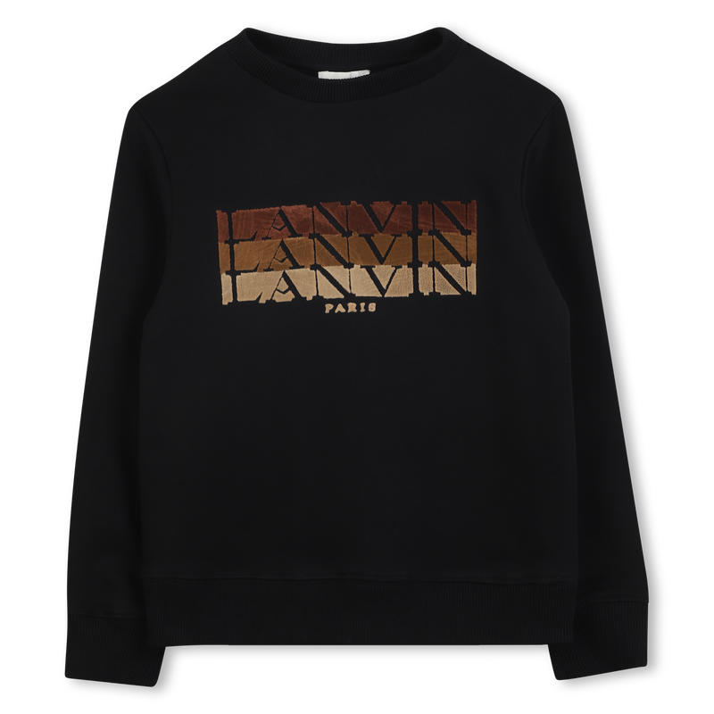 Sweatshirt met logo LANVIN 
                        BOY