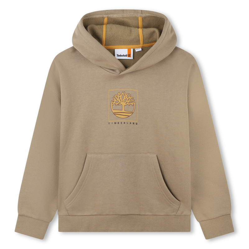 Sweatshirt van geruwde fleece TIMBERLAND 
                        BOY