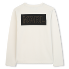T-shirt met lange mouwen KARL LAGERFELD KIDS 
                    BOY