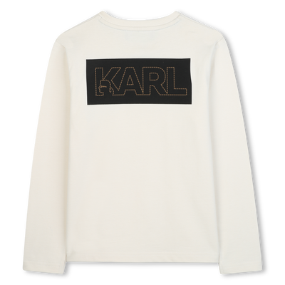 T-shirt met lange mouwen KARL LAGERFELD KIDS BOY