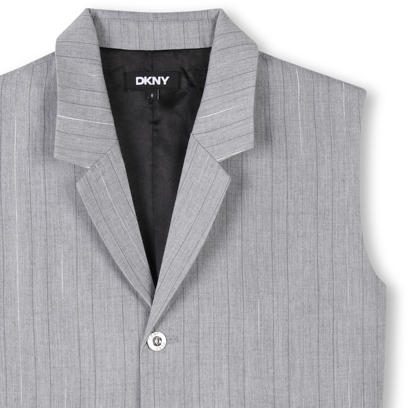 Mouwloos vest met streepjes DKNY 
                        GIRL