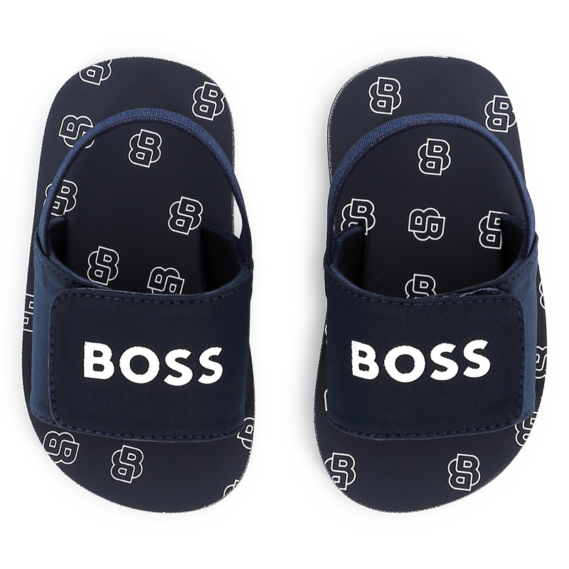 Slippers met klittenband BOSS 
                        BOY