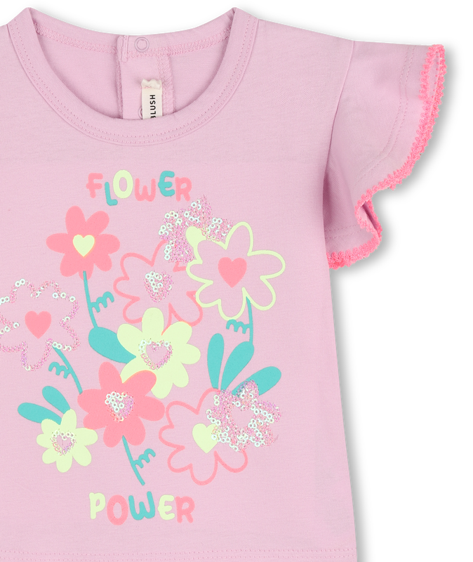 T-SHIRT MET KORTE MOUWEN BILLIEBLUSH 
                        GIRL