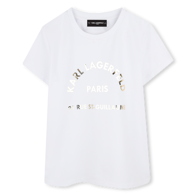 T-shirt met korte mouwen KARL LAGERFELD KIDS GIRL