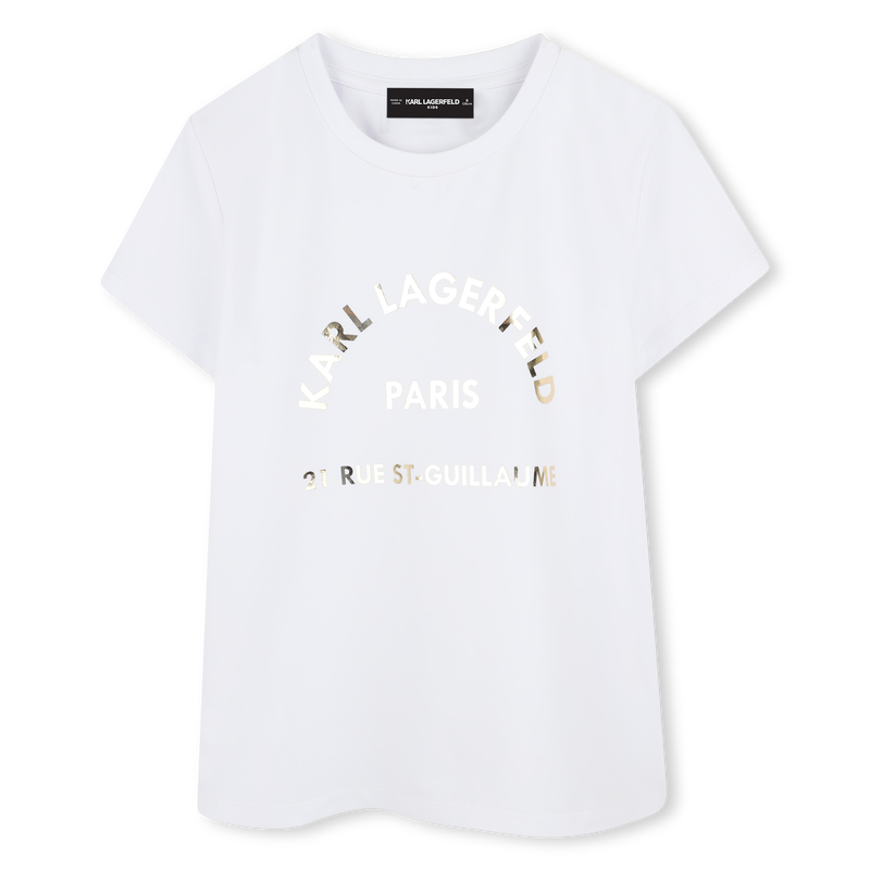 T-shirt met korte mouwen KARL LAGERFELD KIDS 
                        GIRL