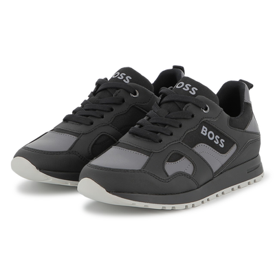 Sneakers van imitatie en canvas BOSS BOY