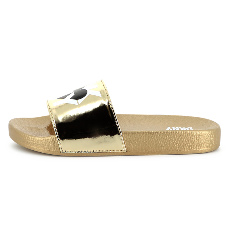 Lichtgewicht metallic slippers DKNY 
                        MEISJE