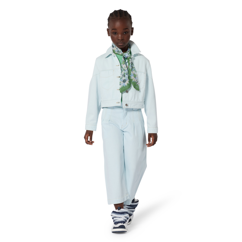 BROEK MET WIJDE PIJPEN LANVIN 
                        GIRL