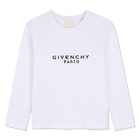 T-shirt met lange mouwen, WIT, hi-res