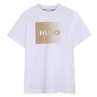 T-shirt met korte mouwen, WIT, hi-res