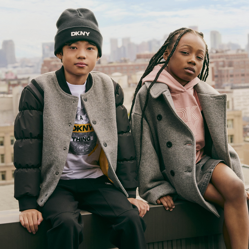 Wollen stoffen jas DKNY 
                        UNISEX