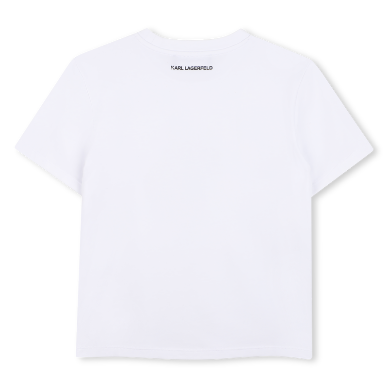 T-SHIRT MET KORTE MOUWEN KARL LAGERFELD KIDS 
                        GIRL