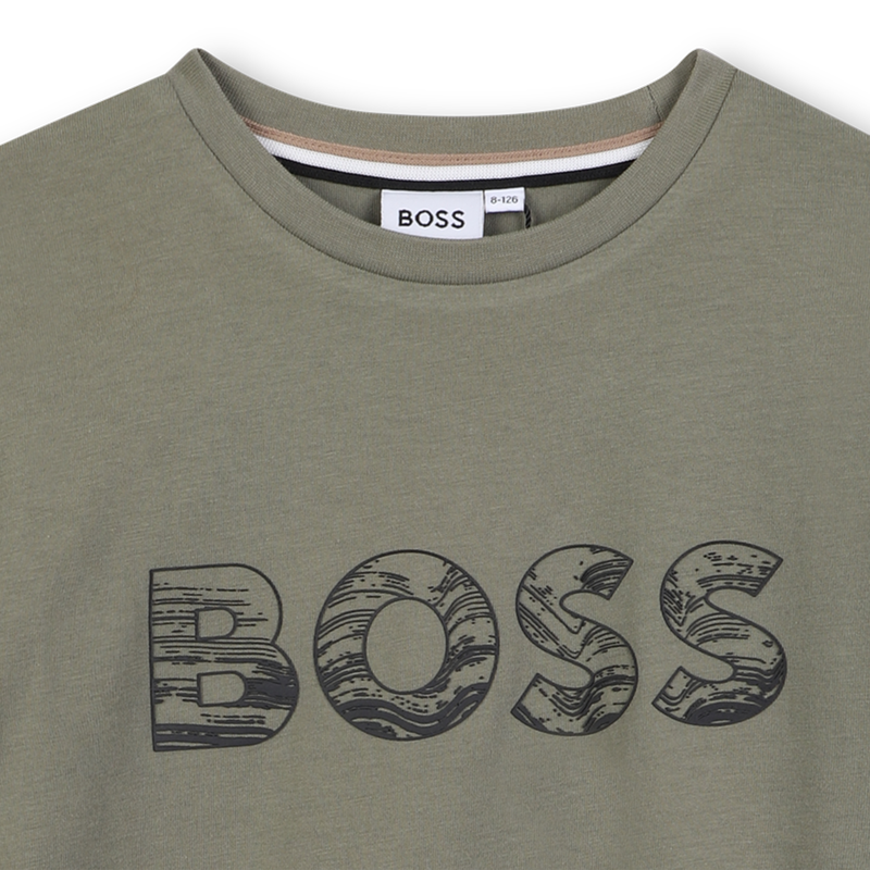 T-shirt met korte mouwen BOSS 
                        BOY