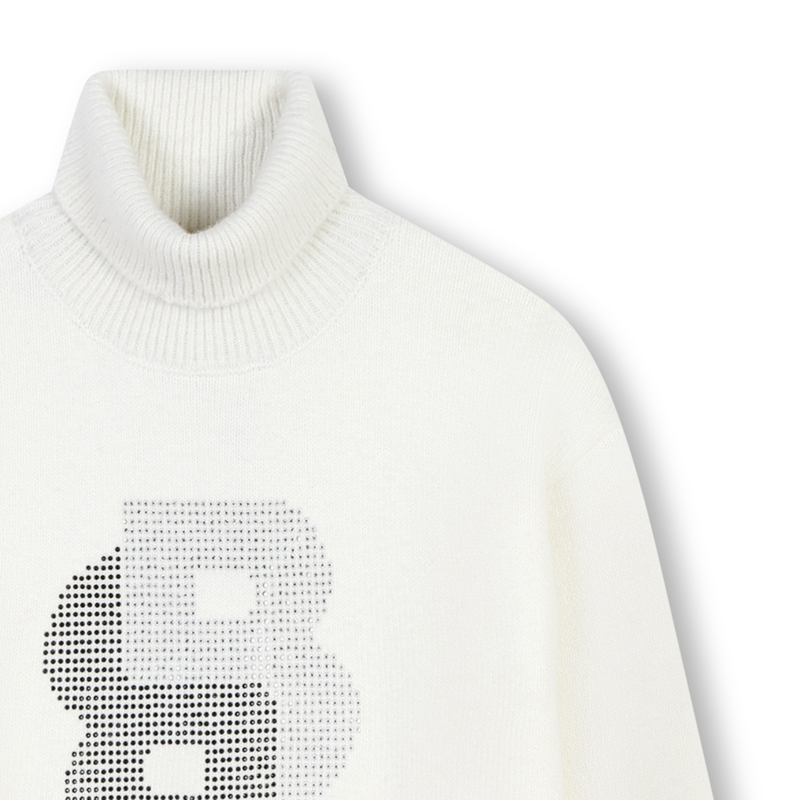 Trui-jurk met steentjes BOSS 
                        GIRL