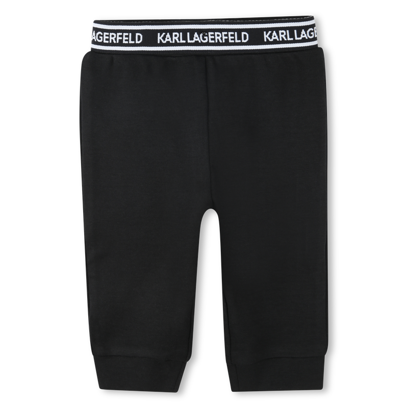 Katoenen T-shirt en legging KARL LAGERFELD KIDS 
                        GIRL