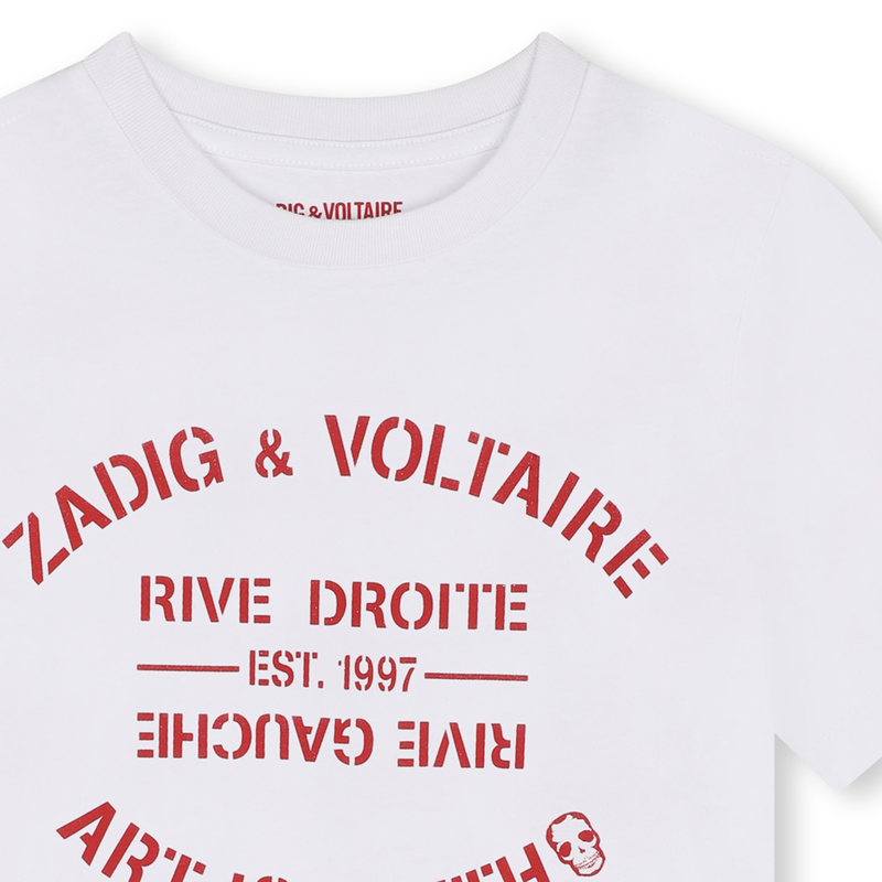 Katoenen T-shirt korte mouwen ZADIG & VOLTAIRE 
                        UNISEX