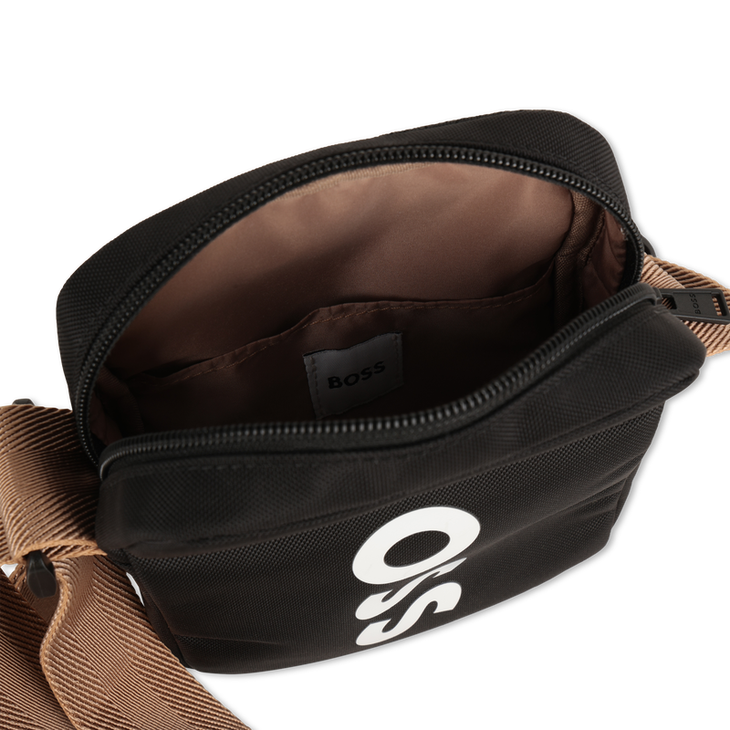 Getextureerde messenger tas BOSS 
                        BOY