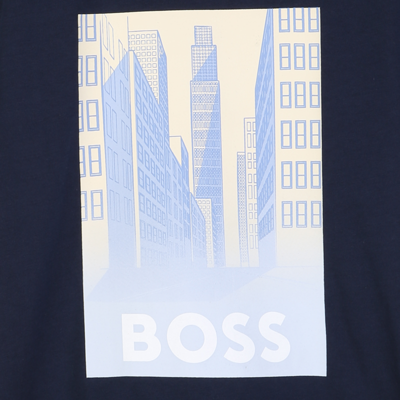 T-SHIRT MET KORTE MOUWEN BOSS 
                        BOY