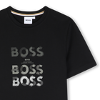 T-shirt met korte mouwen BOSS 
                    BOY