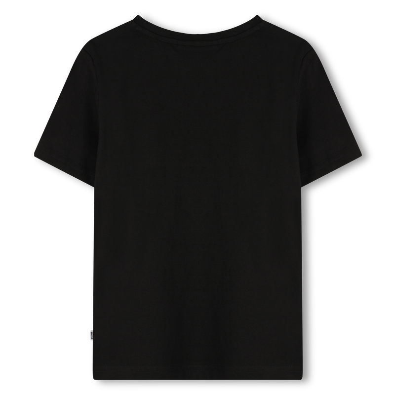 Katoenen T-shirt korte mouwen BOSS 
                        BOY
