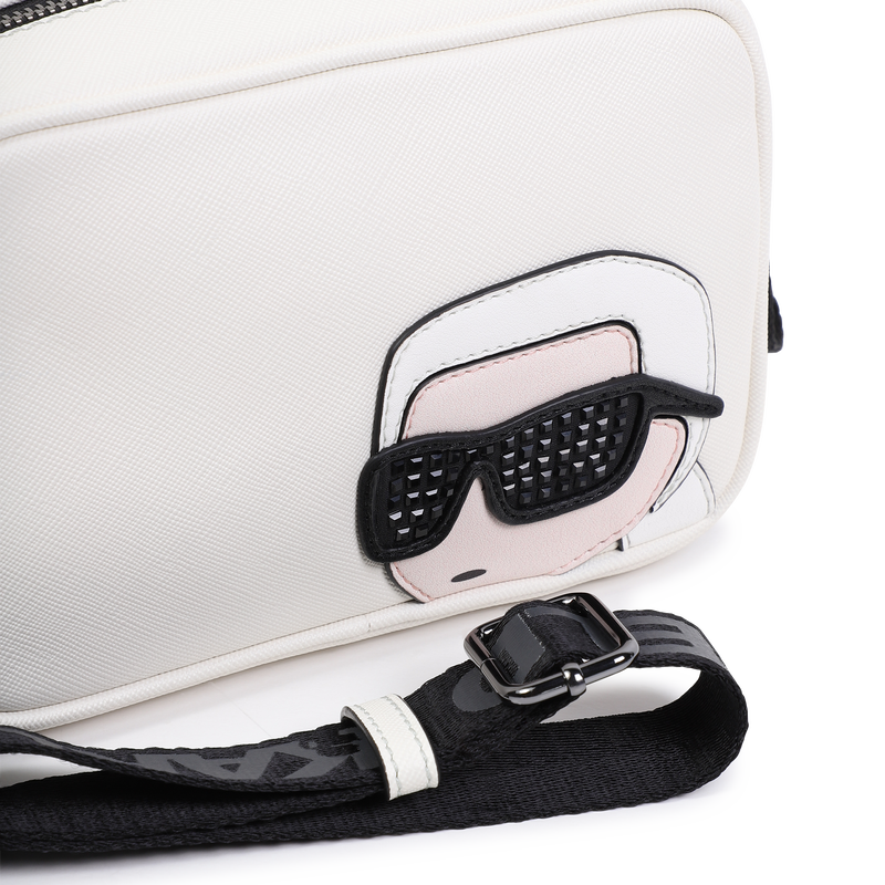 Verstelbare handtas met badge KARL LAGERFELD KIDS 
                        GIRL