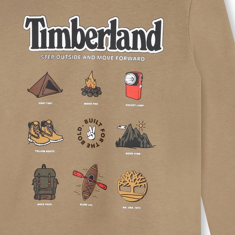 T-shirt met print TIMBERLAND 
                        BOY