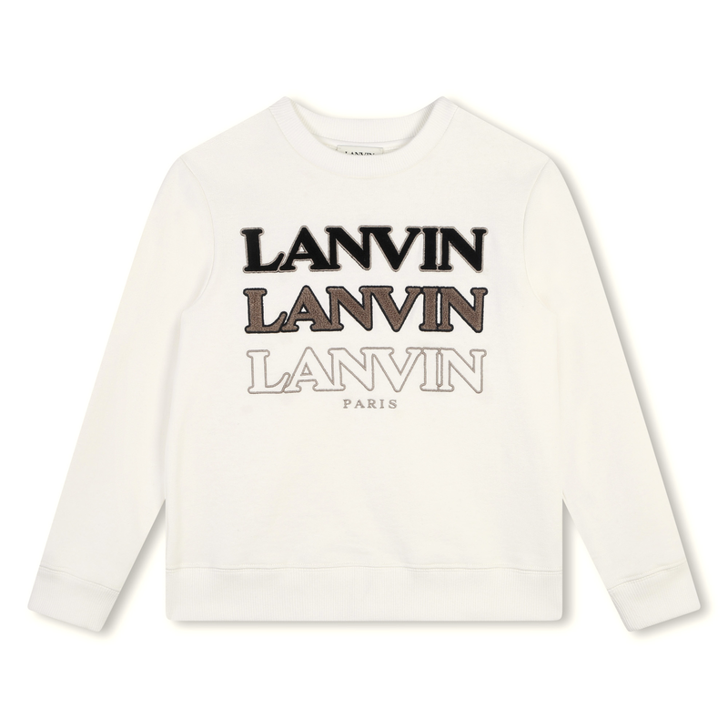 Sweatshirt met ronde hals LANVIN 
                        BOY