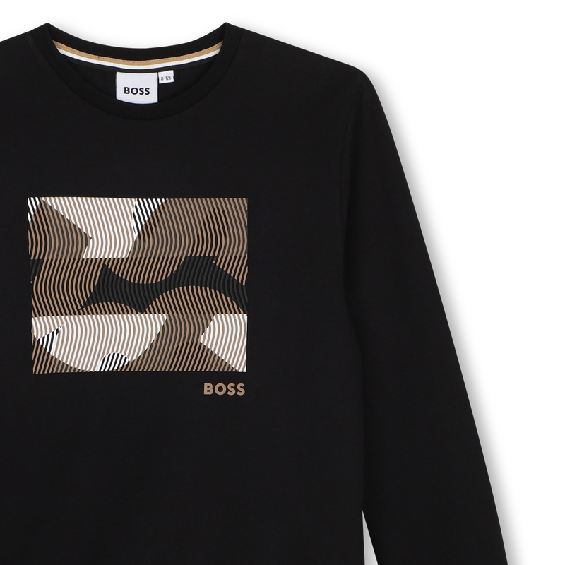 T-shirt met lange mouwen BOSS 
                        BOY