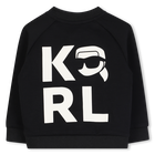 Bi-materiaal vest KARL LAGERFELD KIDS 
                    BOY