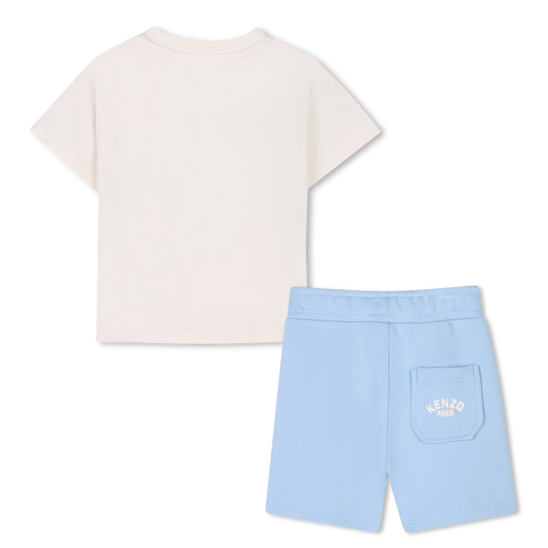 Set van T-shirt en bermuda KENZO KIDS 
                        BOY