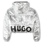 Korte omkeerbare anorak HUGO 
                    GIRL