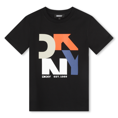 Katoenen T-shirt korte mouwen DKNY BOY