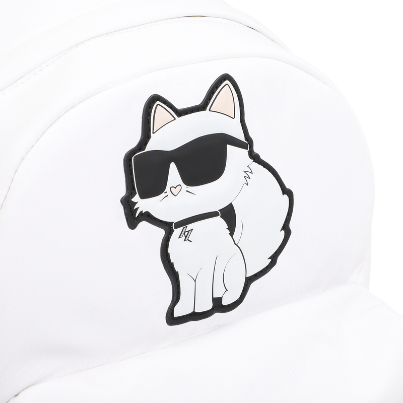 Kleine rugzak met badge KARL LAGERFELD KIDS 
                        GIRL