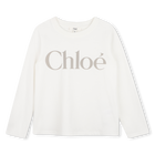 T-shirt met lange mouwen, GEBROKEN WIT, hi-res