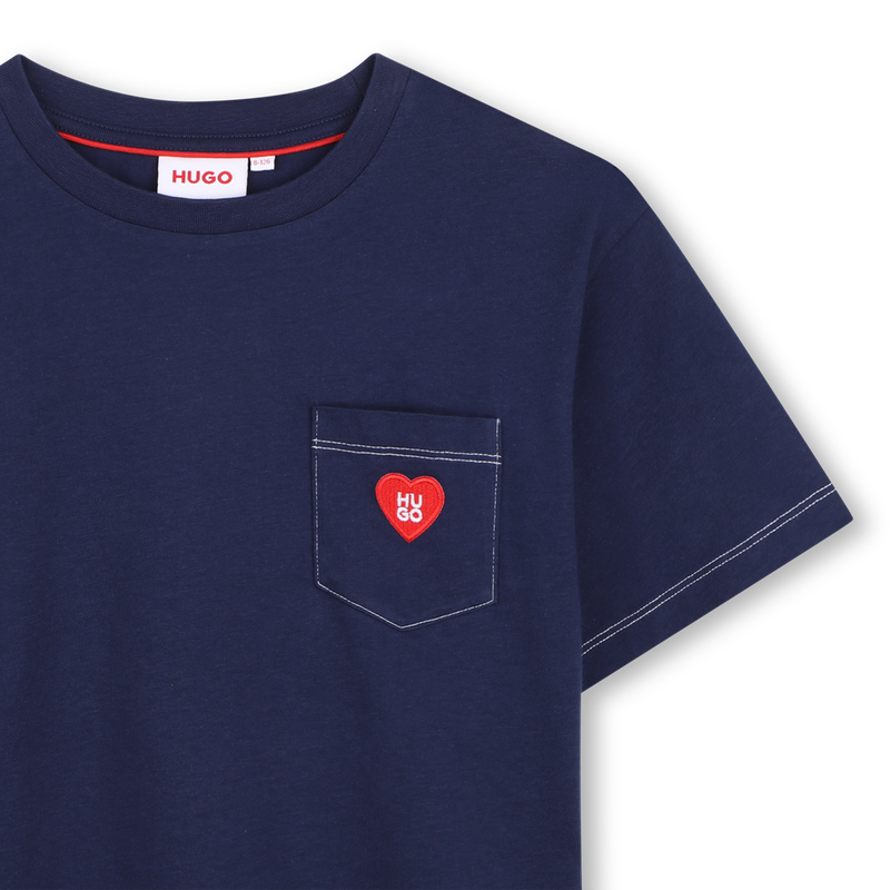 T-shirt met korte mouwen HUGO 
                        MEISJE